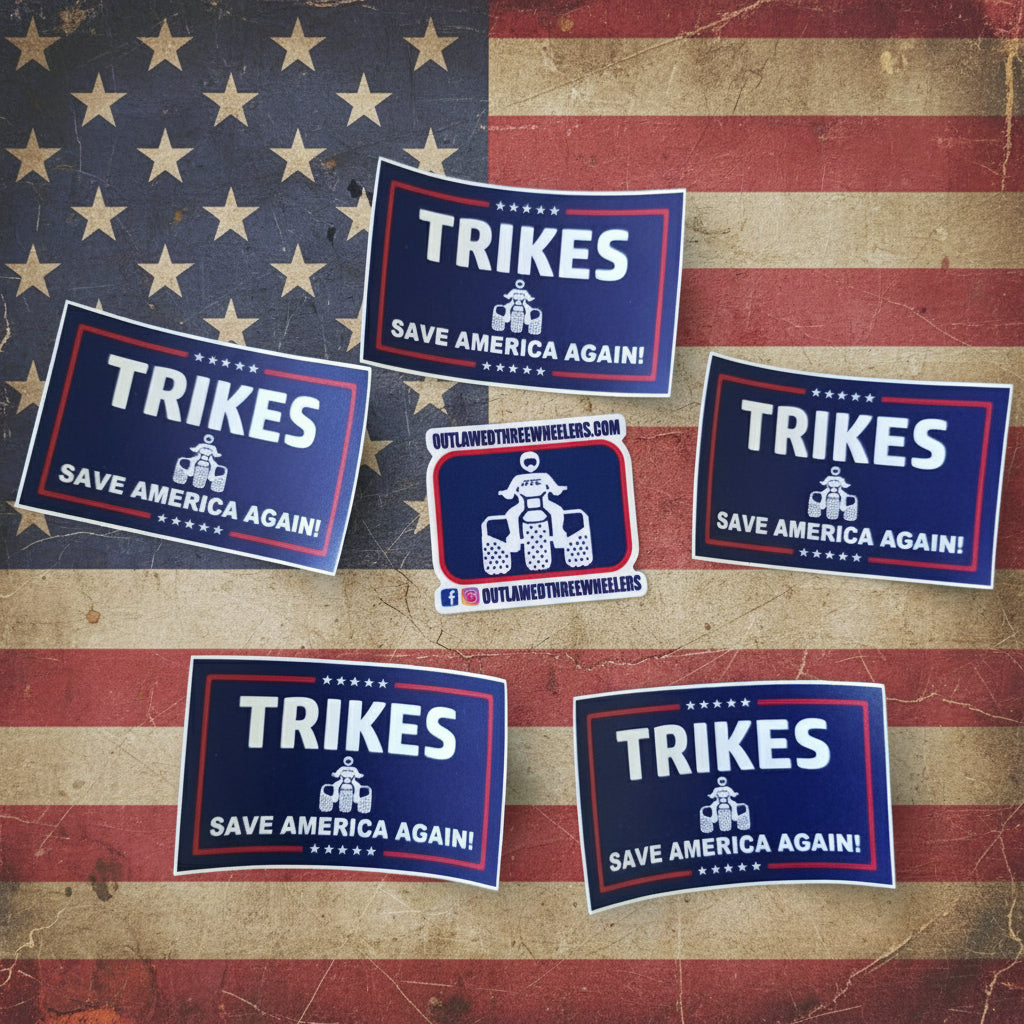 ATC Three Wheeler Save America Again Sticker Pack