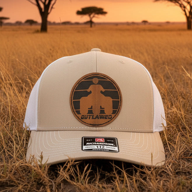 ATC Three Wheeler Retro Sunset Leather Patch Richardson 112 Hat