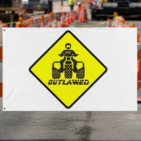 ATC Three Wheeler Street Sign Flag