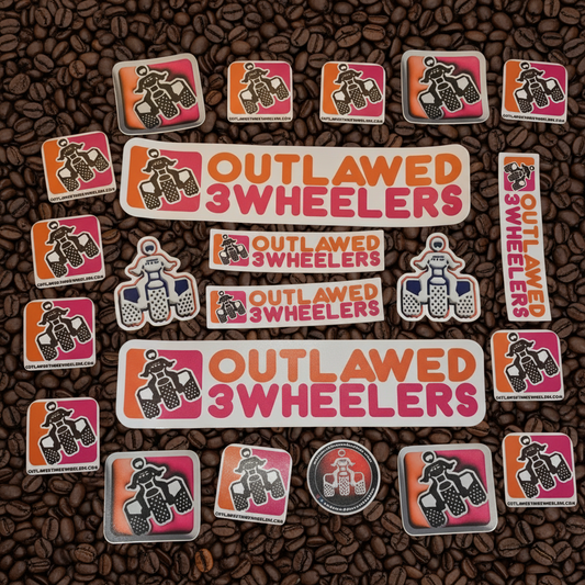 ATC Dunkin Three Wheeler Sticker Pack