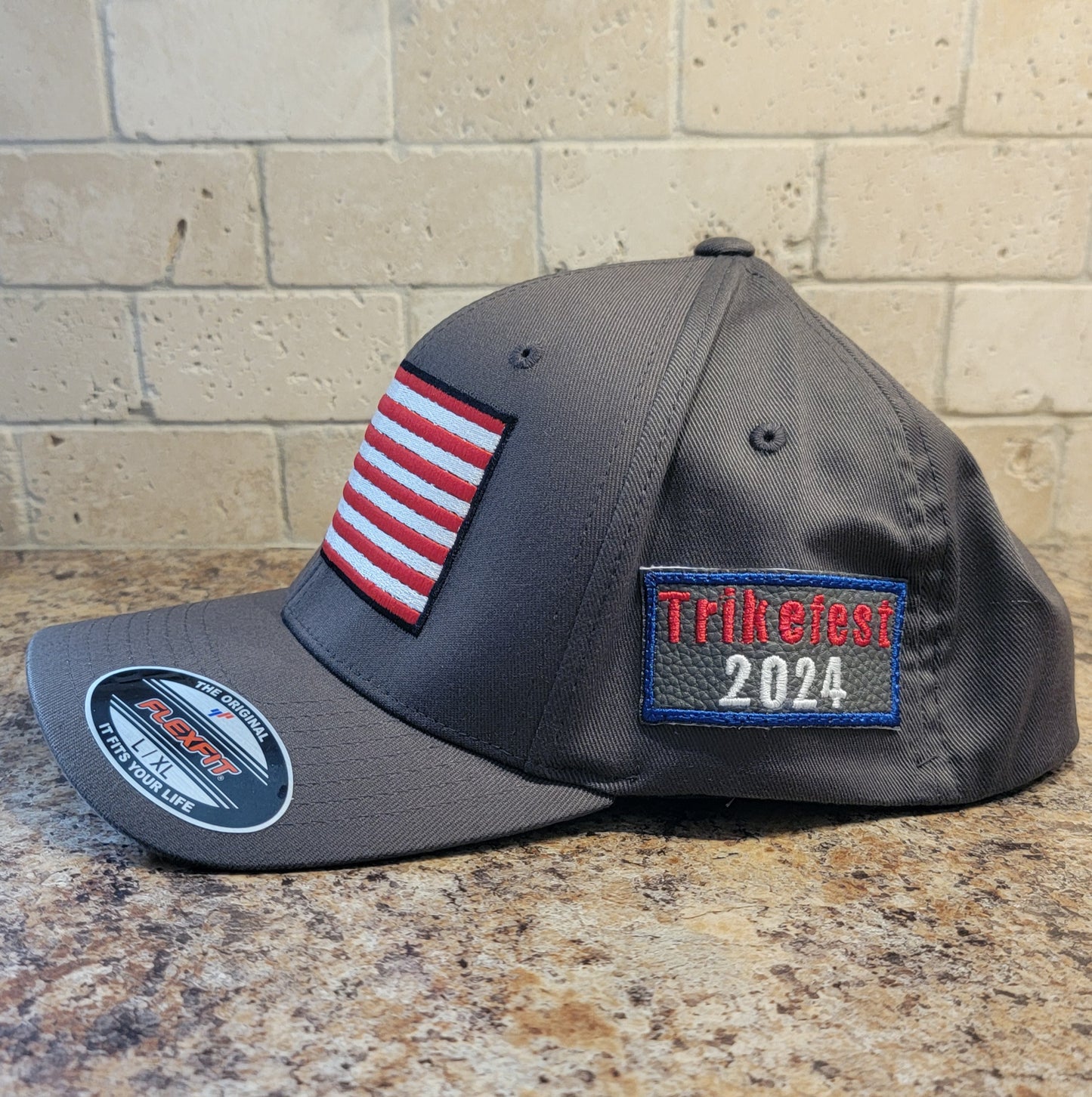 2024 Trikefest Threewheeler Flag Flexfit Hat