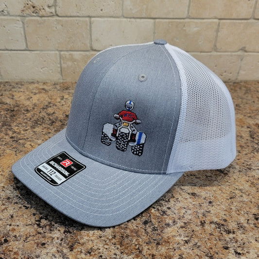 Trikefest 2024 White Retro Threewheeler Richardson 112 Hat