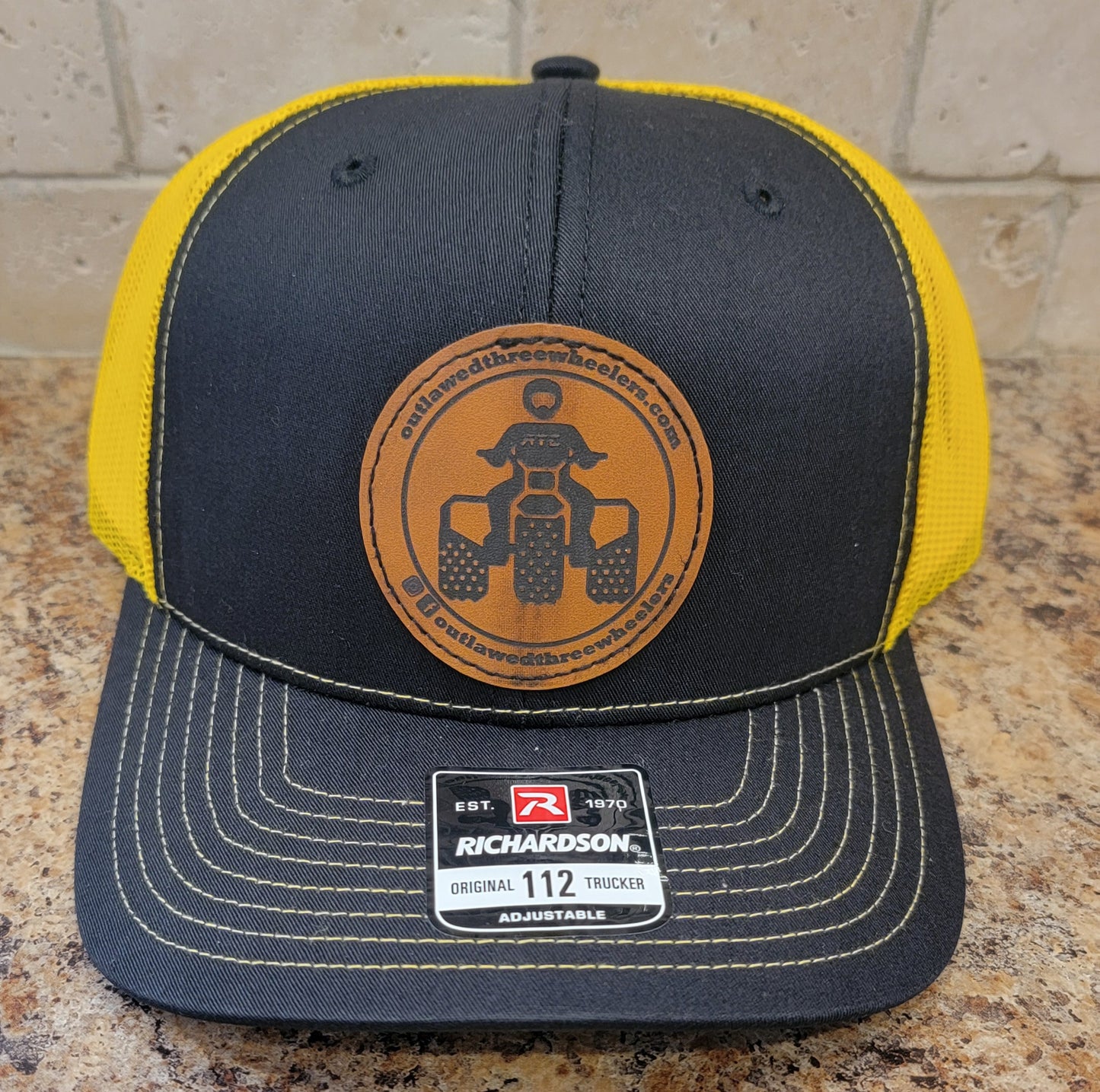 Outlawed Threewheelers Leather Patch Richardson 112 Hat