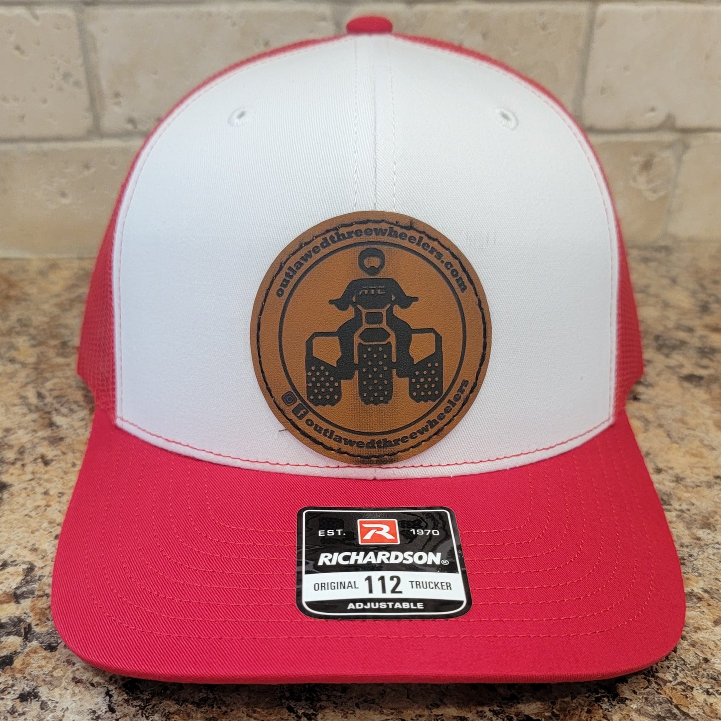 Outlawed Threewheelers Leather Patch Richardson 112 Hat