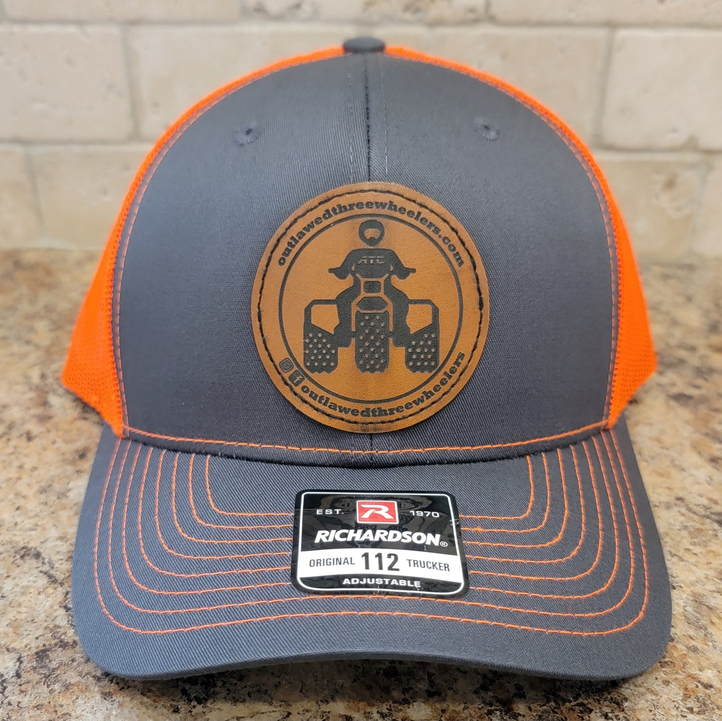 Outlawed Threewheelers Leather Patch Richardson 112 Hat