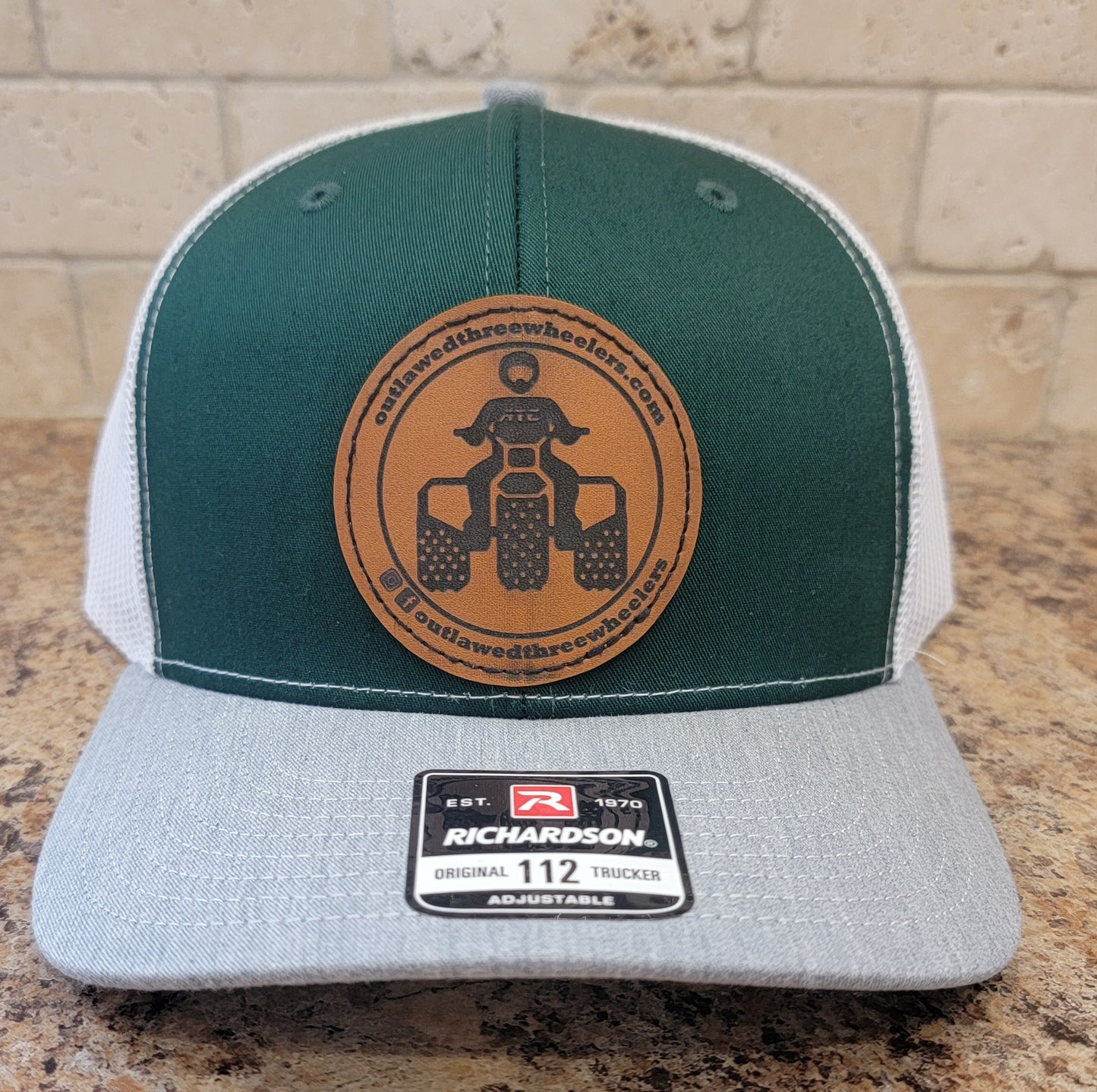 Outlawed Threewheelers Leather Patch Richardson 112 Hat