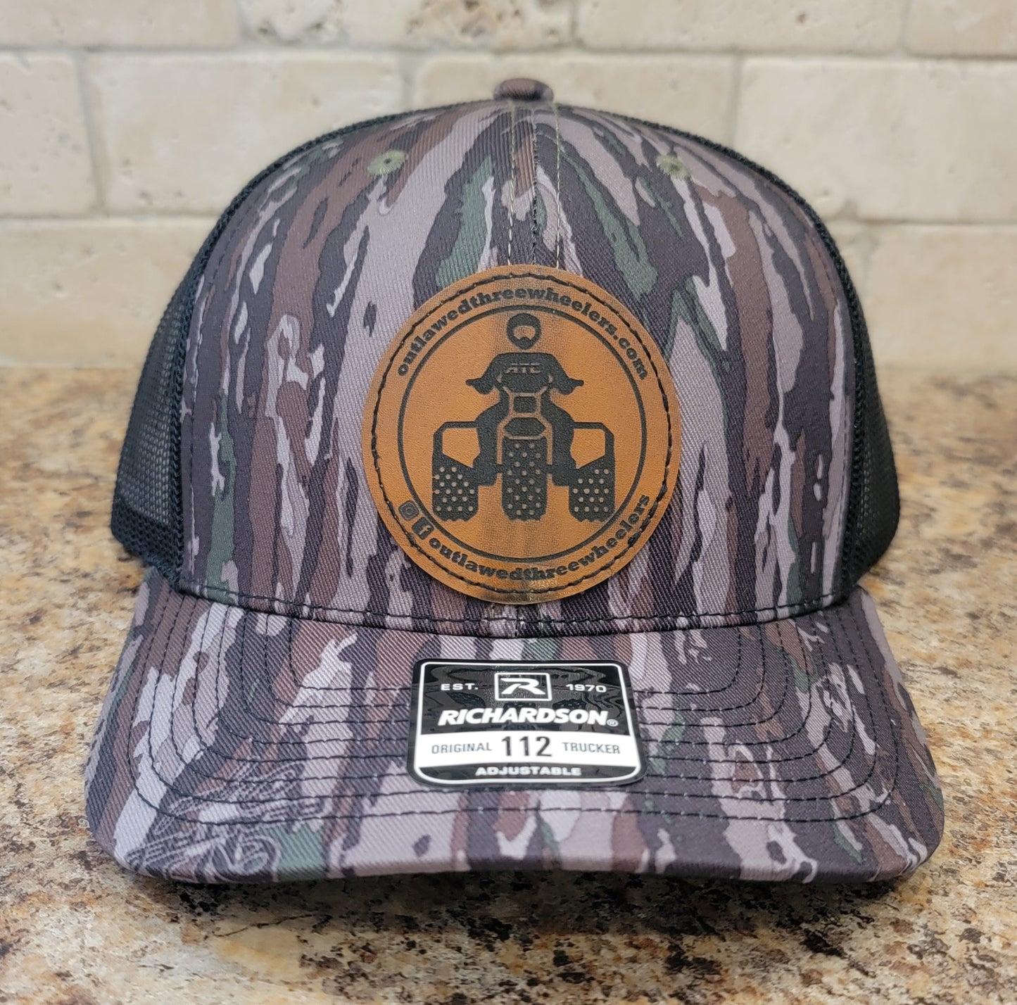 Outlawed Threewheelers Leather Patch Richardson 112 Hat