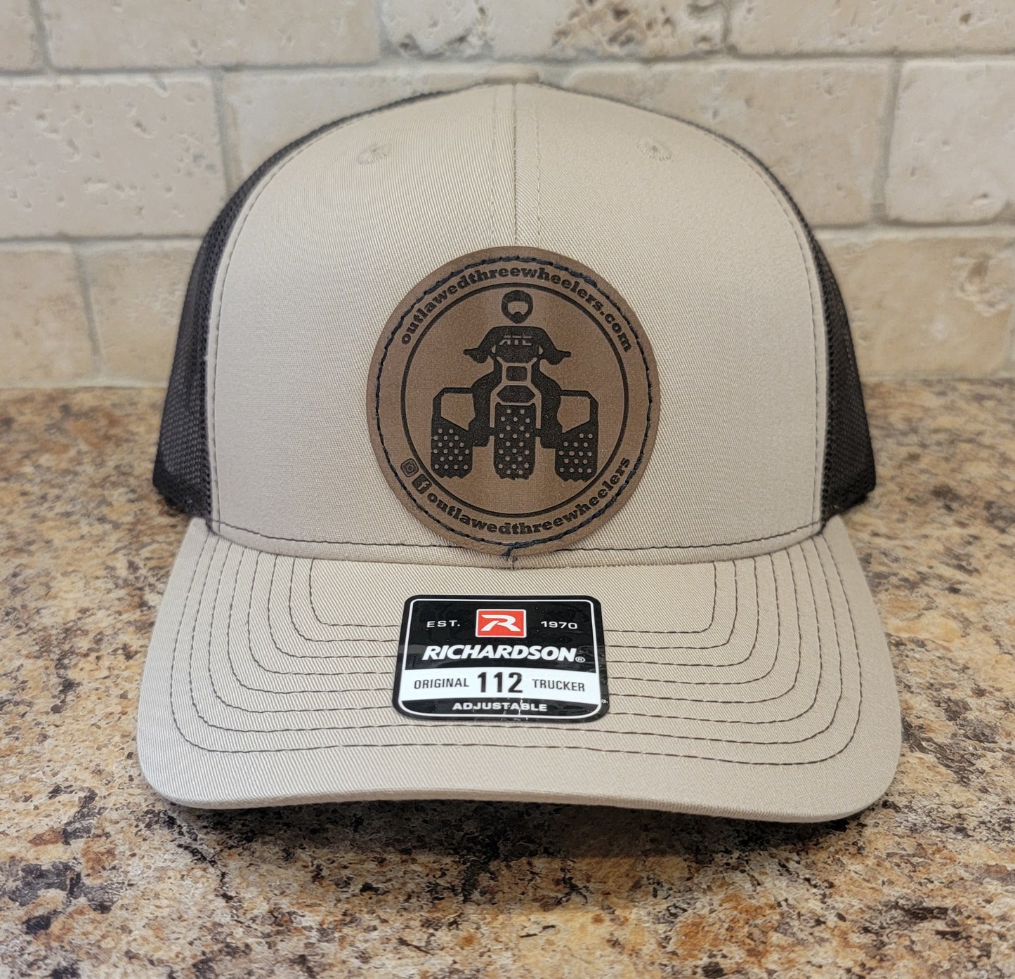 Outlawed Threewheelers Leather Patch Richardson 112 Hat