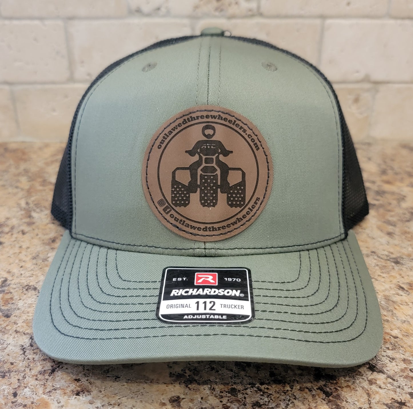 Outlawed Threewheelers Leather Patch Richardson 112 Hat