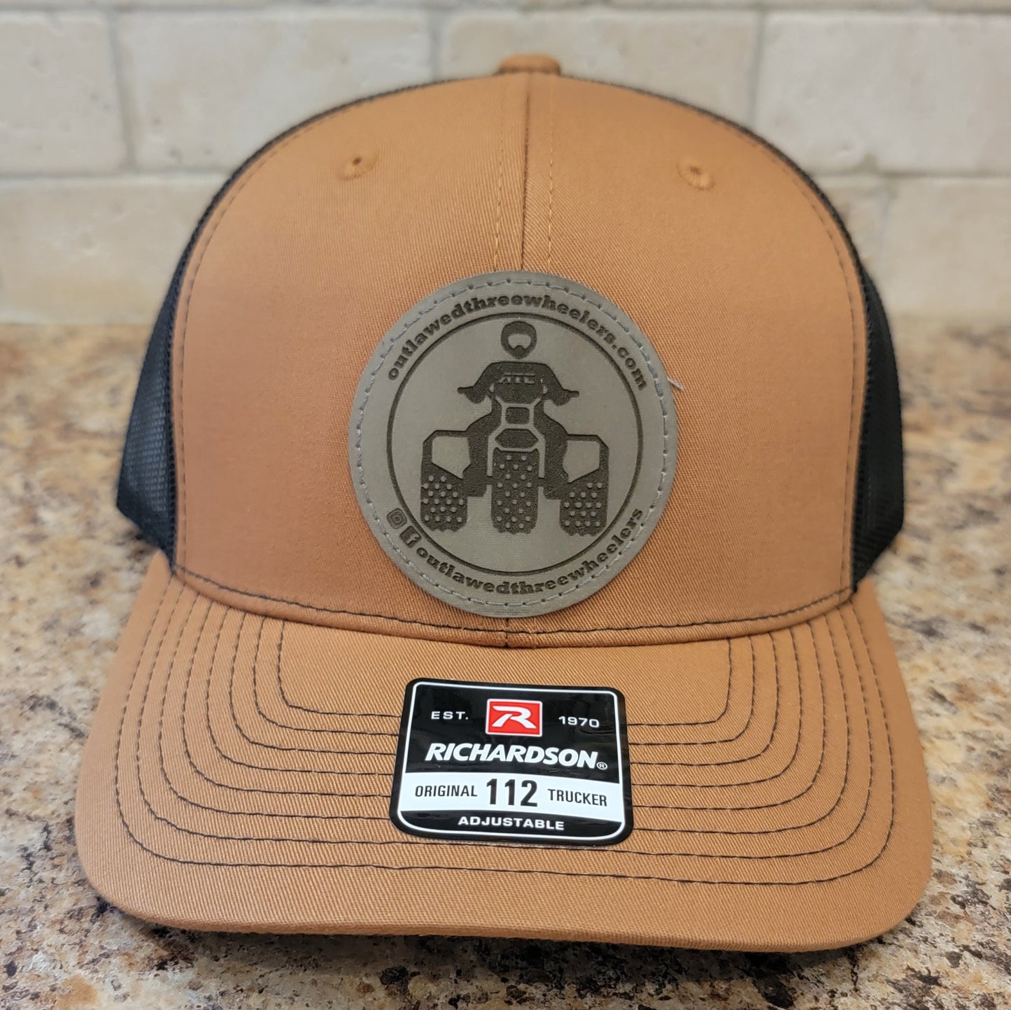 Outlawed Threewheelers Leather Patch Richardson 112 Hat