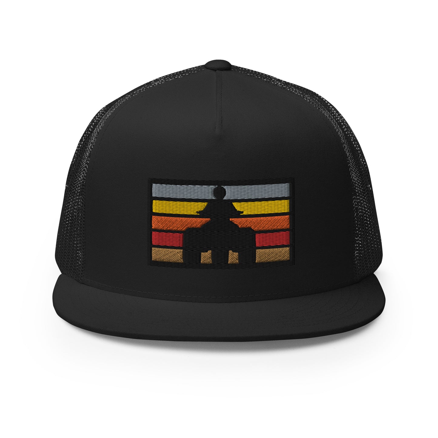 Retro Threewheeler Sunset Trucker Cap