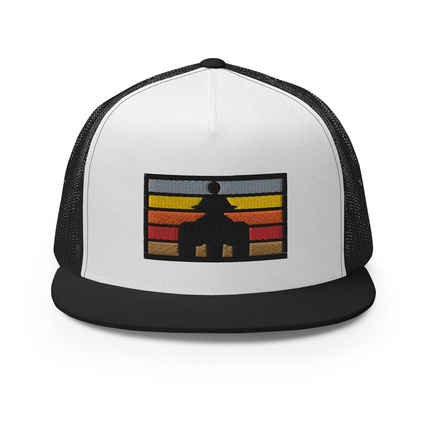 Retro Threewheeler Sunset Trucker Cap