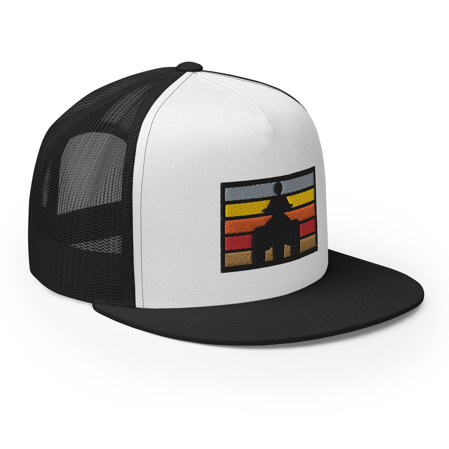 Retro Threewheeler Sunset Trucker Cap