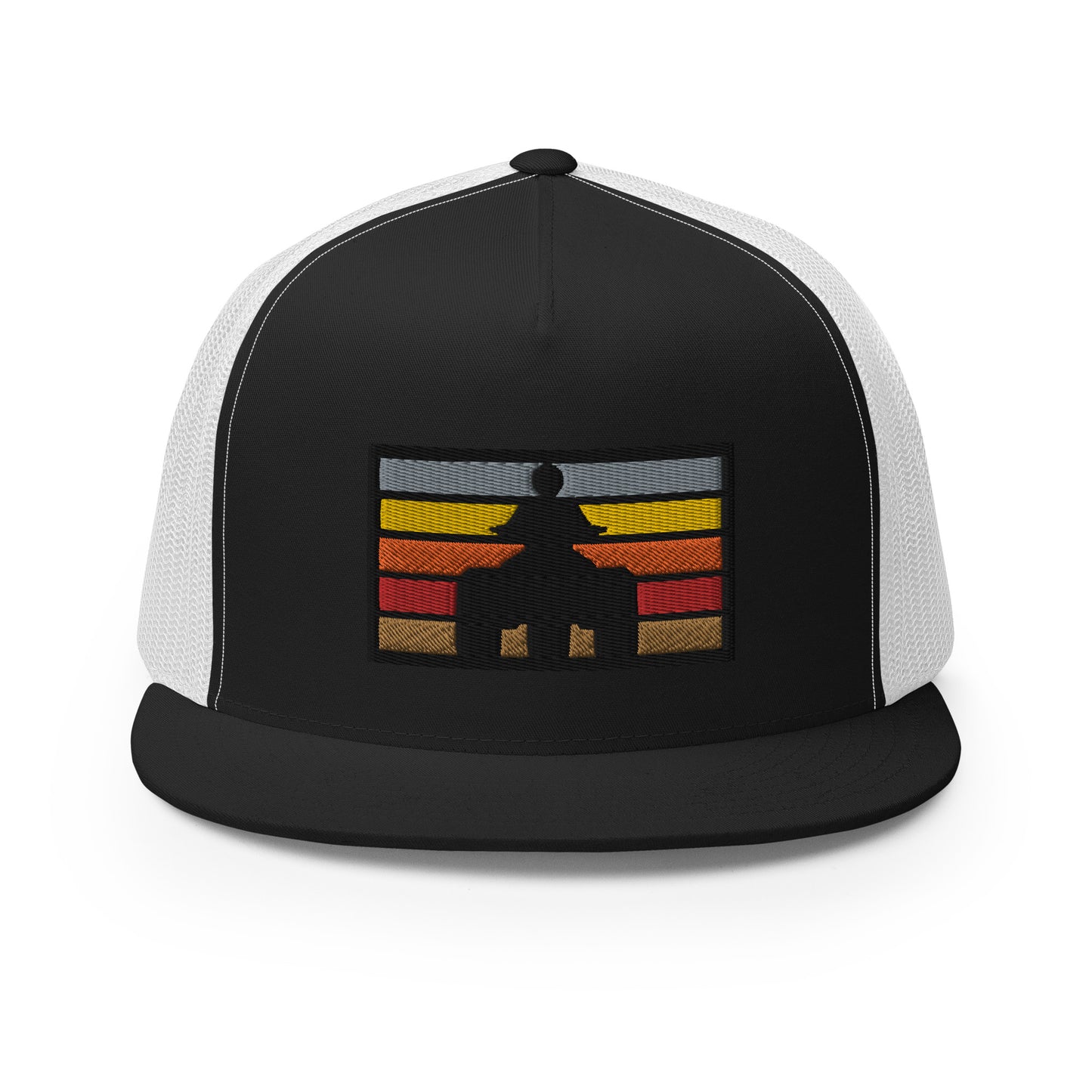 Retro Threewheeler Sunset Trucker Cap