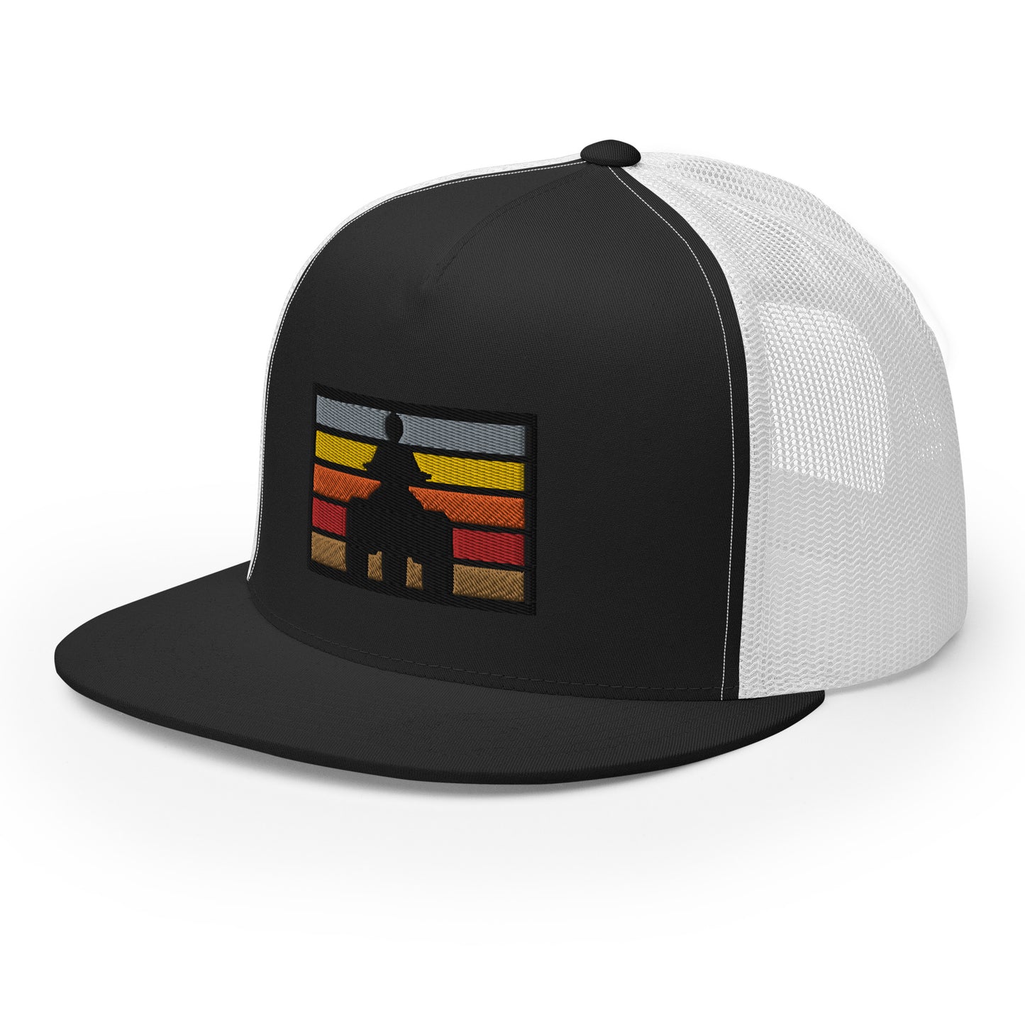 Retro Threewheeler Sunset Trucker Cap