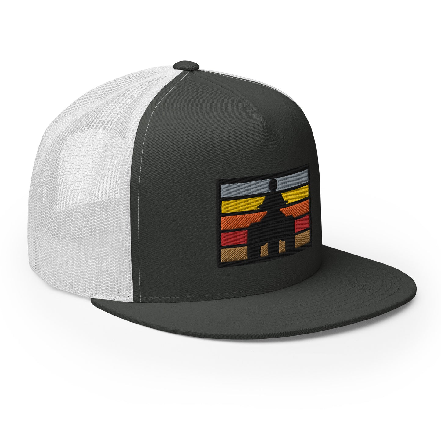 Retro Threewheeler Sunset Trucker Cap