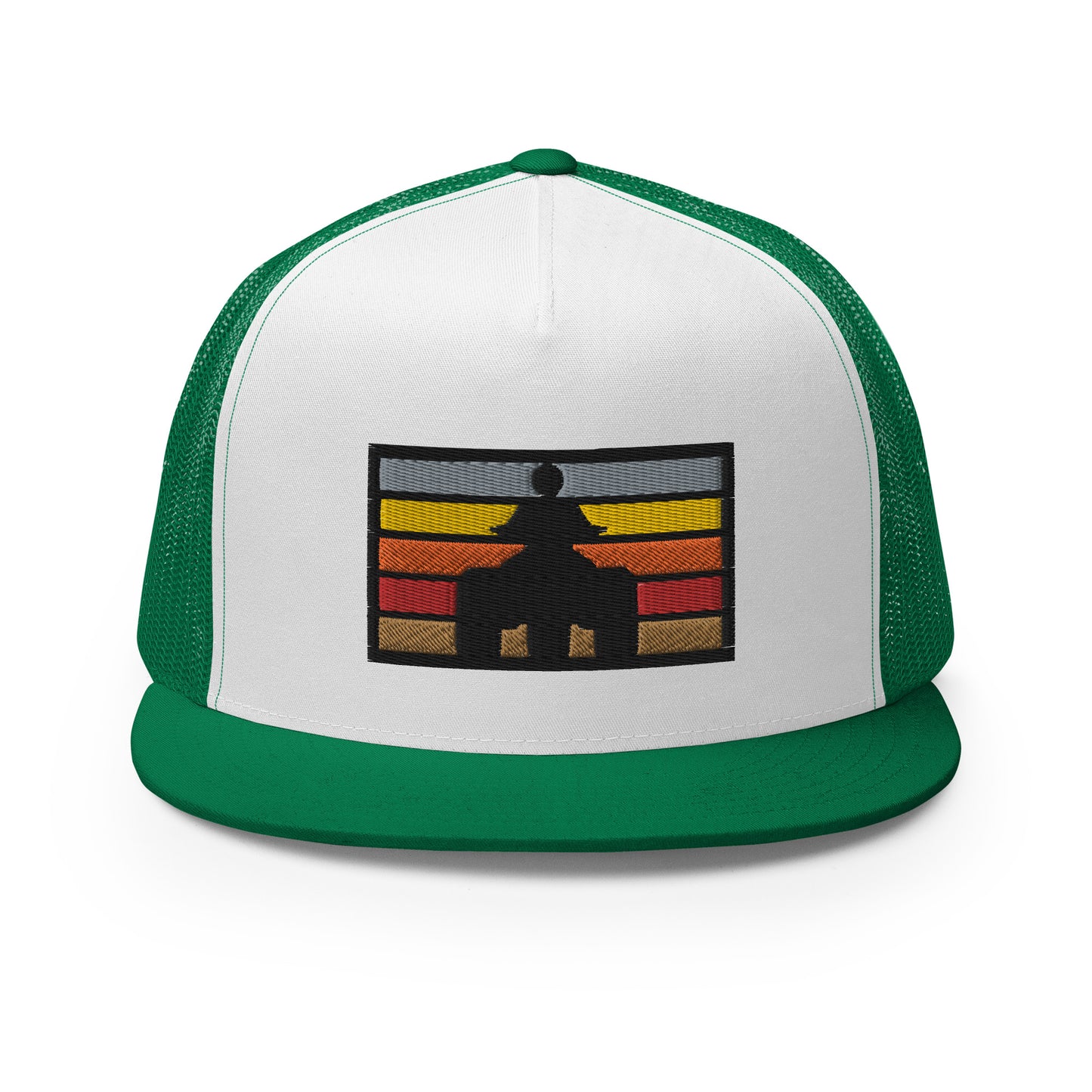 Retro Threewheeler Sunset Trucker Cap