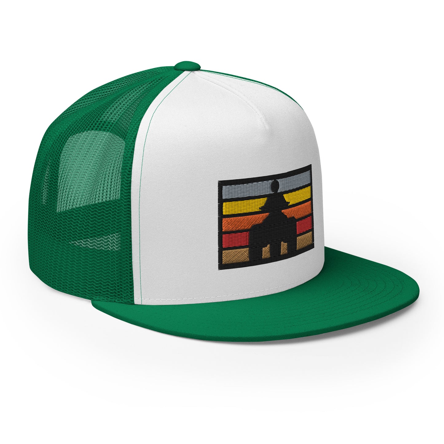 Retro Threewheeler Sunset Trucker Cap