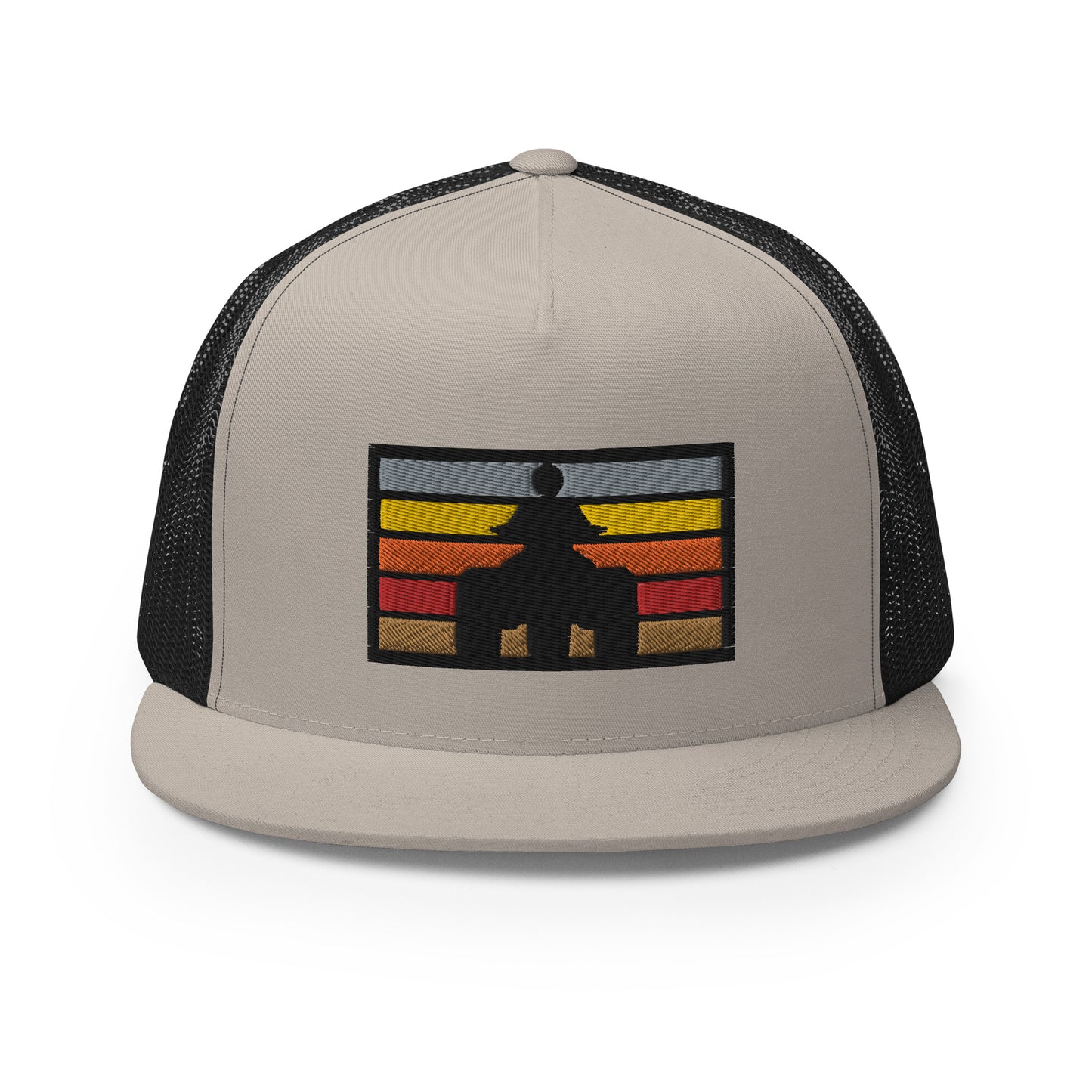 Retro Threewheeler Sunset Trucker Cap