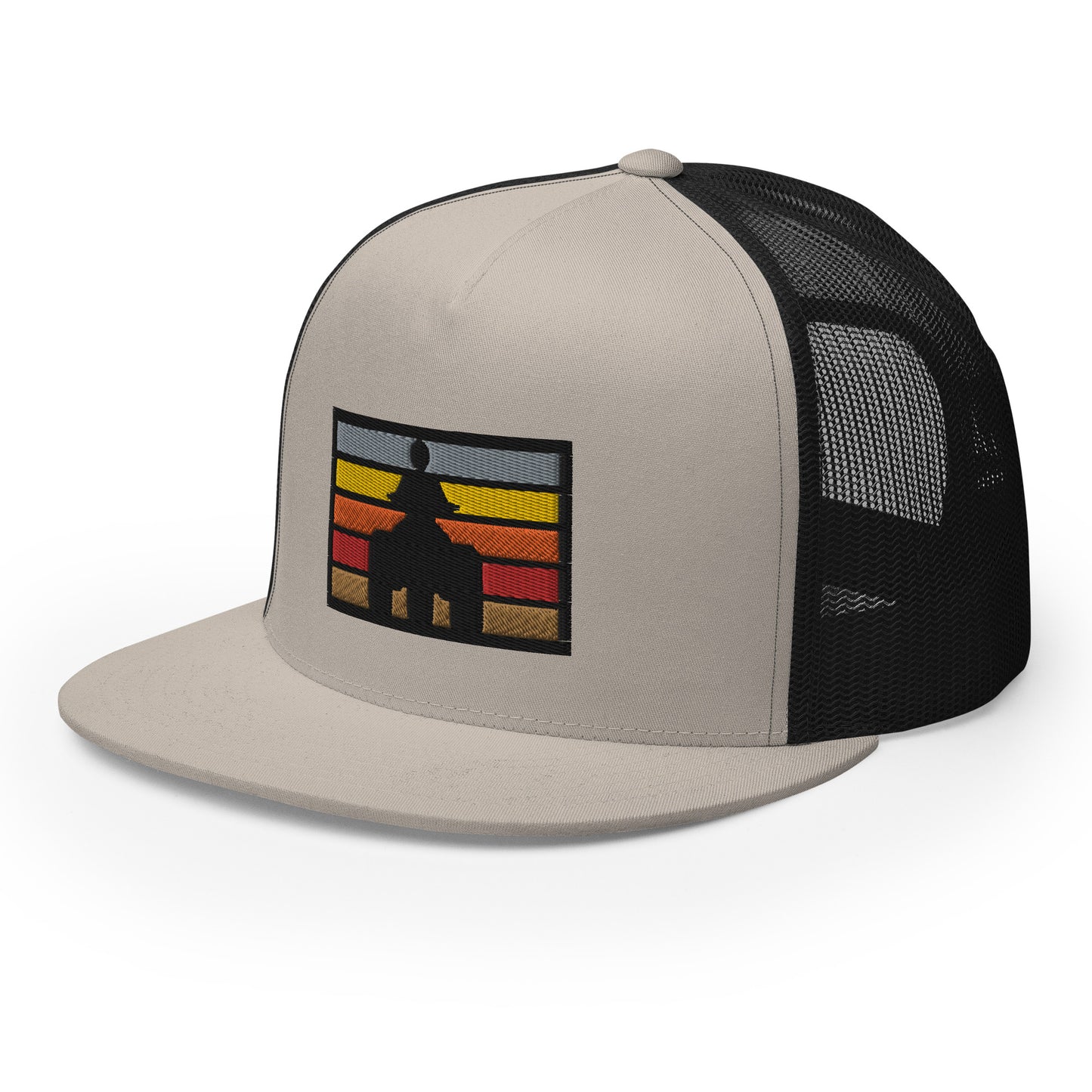 Retro Threewheeler Sunset Trucker Cap