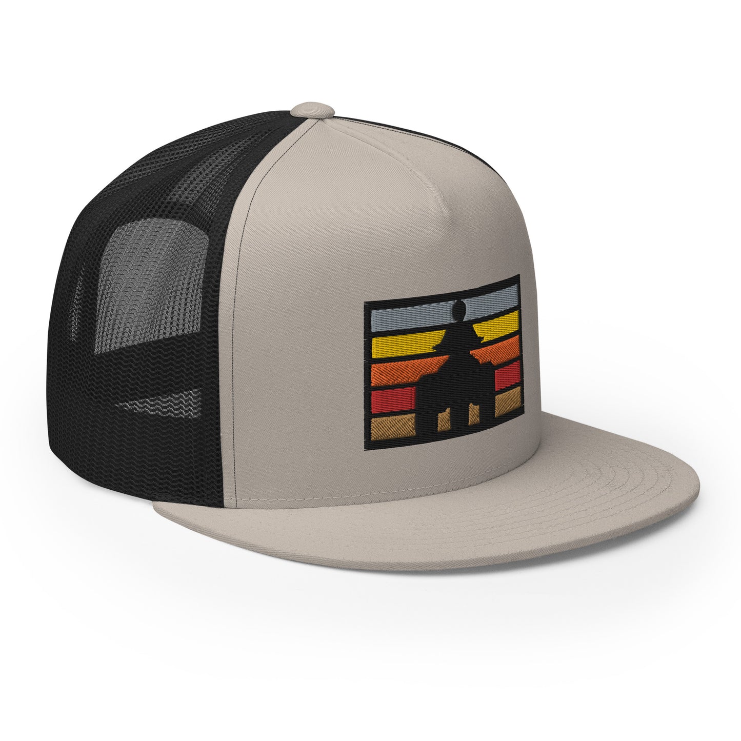 Retro Threewheeler Sunset Trucker Cap