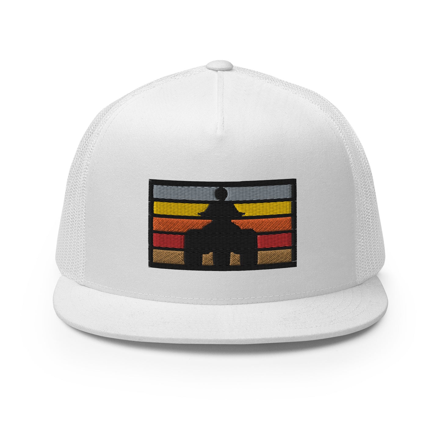 Retro Threewheeler Sunset Trucker Cap