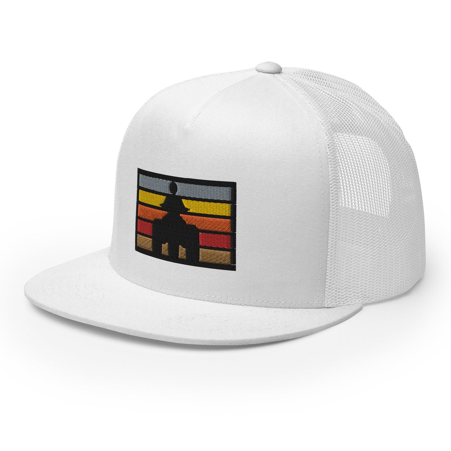 Retro Threewheeler Sunset Trucker Cap