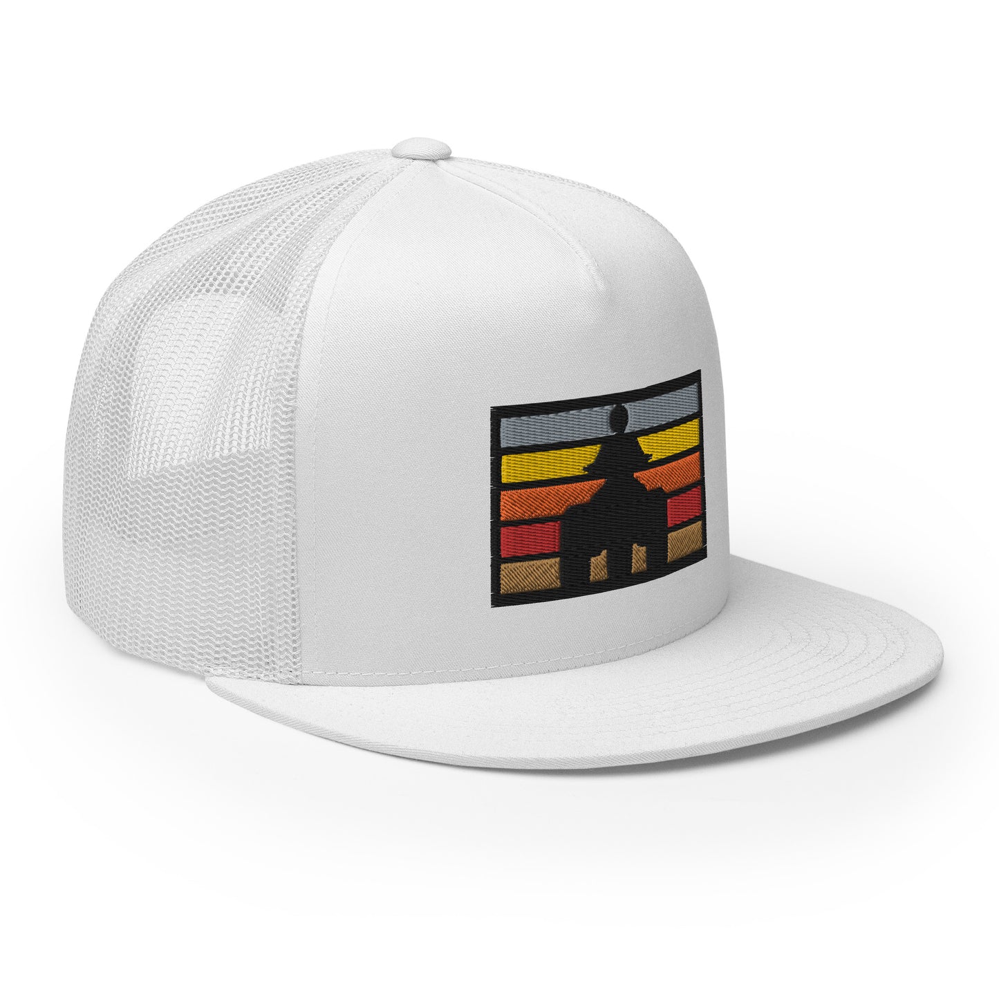 Retro Threewheeler Sunset Trucker Cap