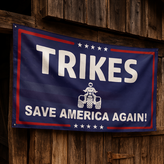 ATC Three Wheeler Save America Again Flag