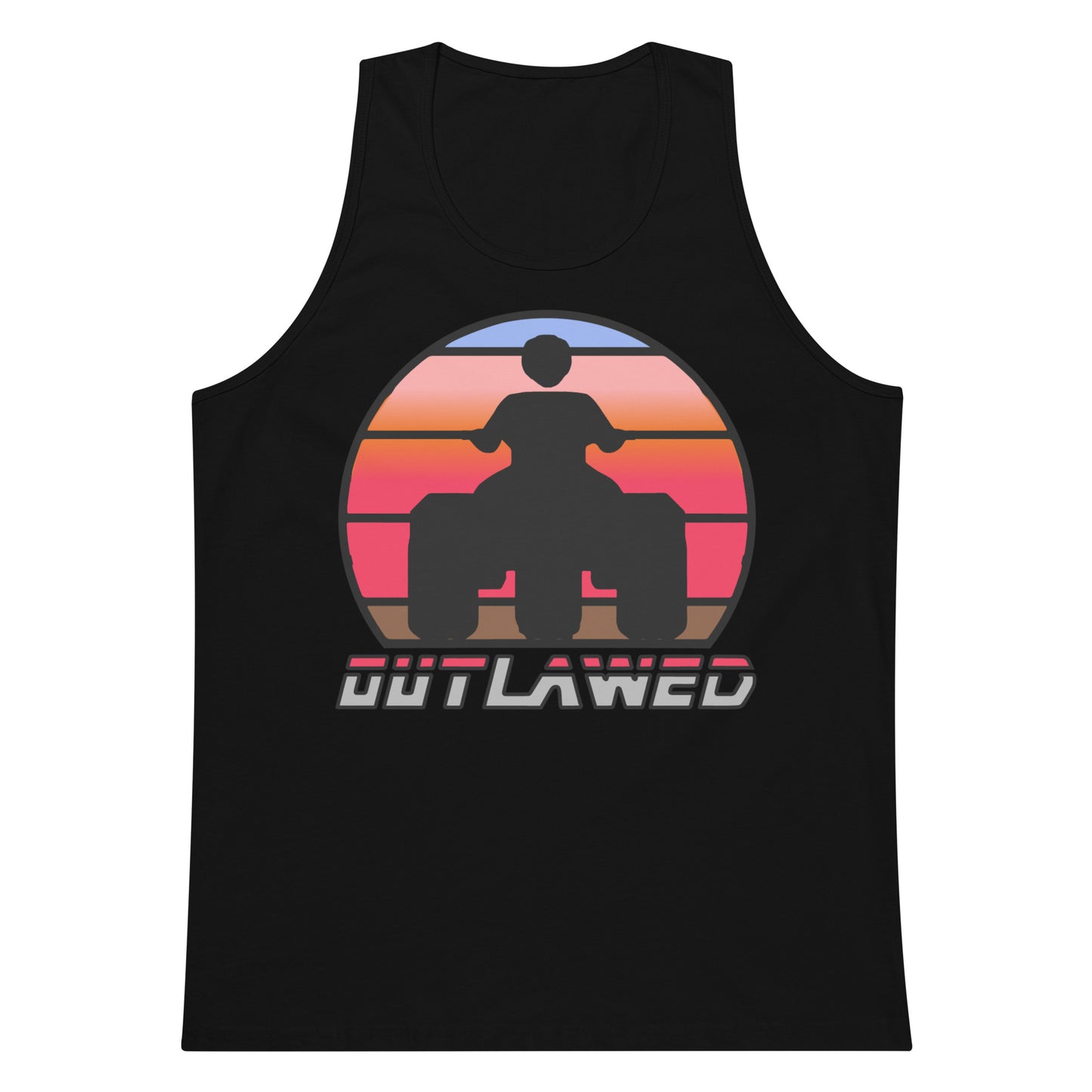 Retro Threewheeler Sunset tank top