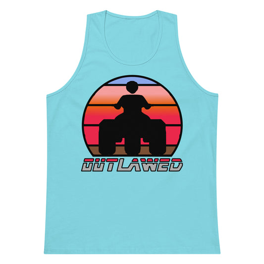 Retro Threewheeler Sunset tank top