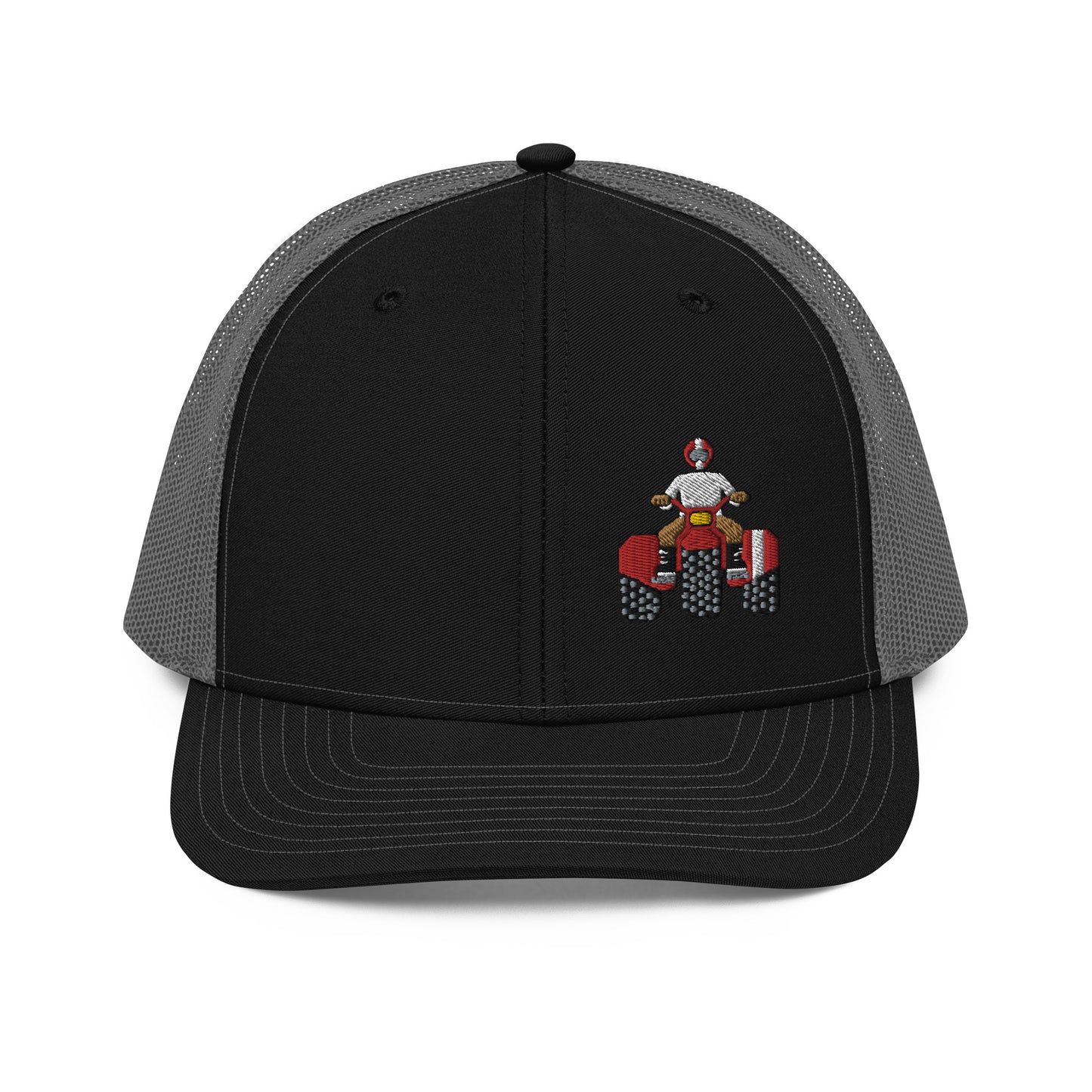 Red Retro Threewheeler Richardson 112 Trucker hat