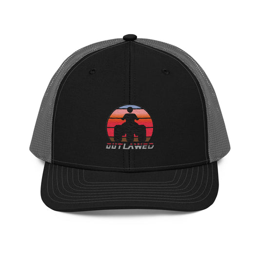 Retro Sunset Threewheeler Richardson 112 Hat