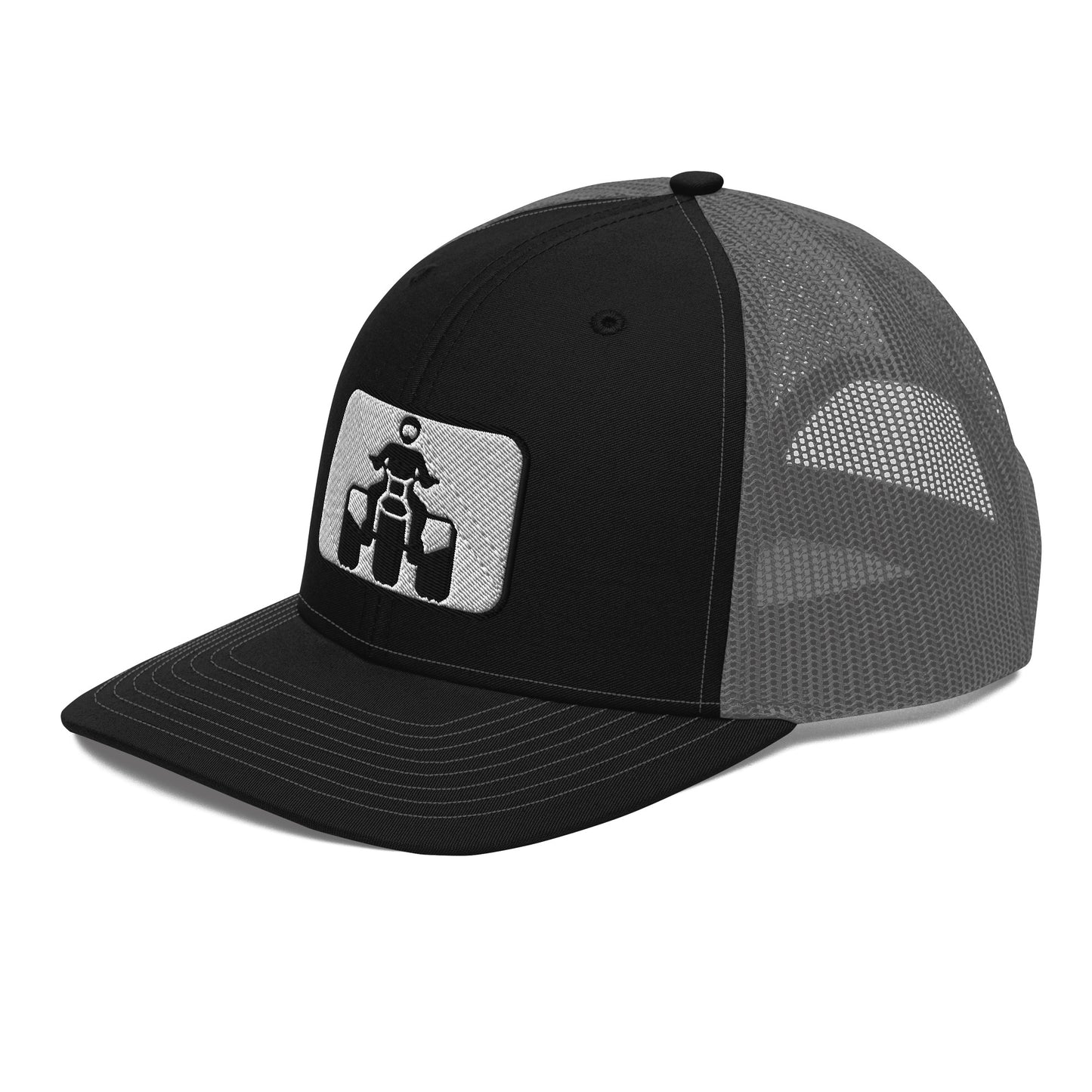 Black and White Threewheeler Richardson 112 Trucker Cap