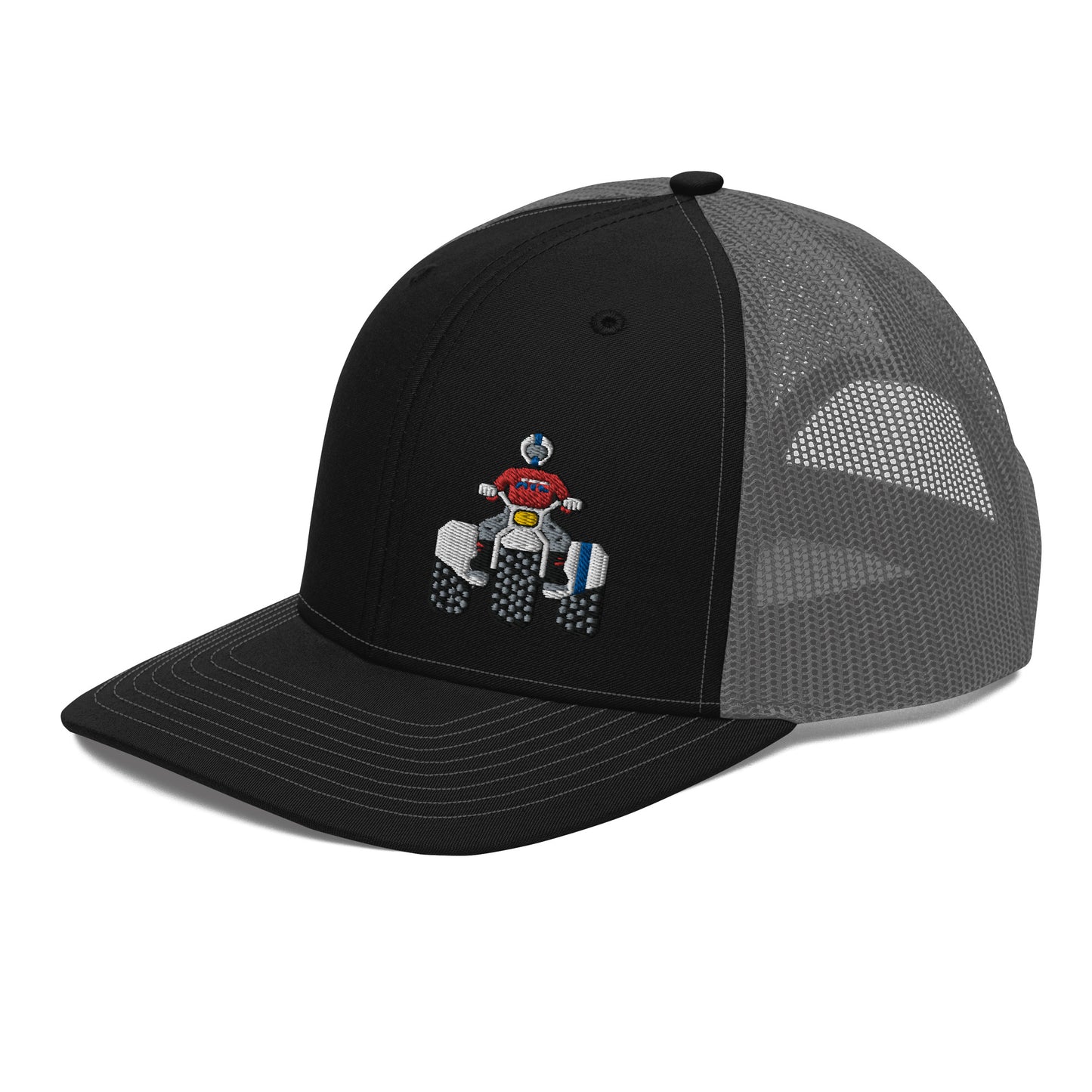 White Retro Threewheeler Richardson 112 Trucker Cap