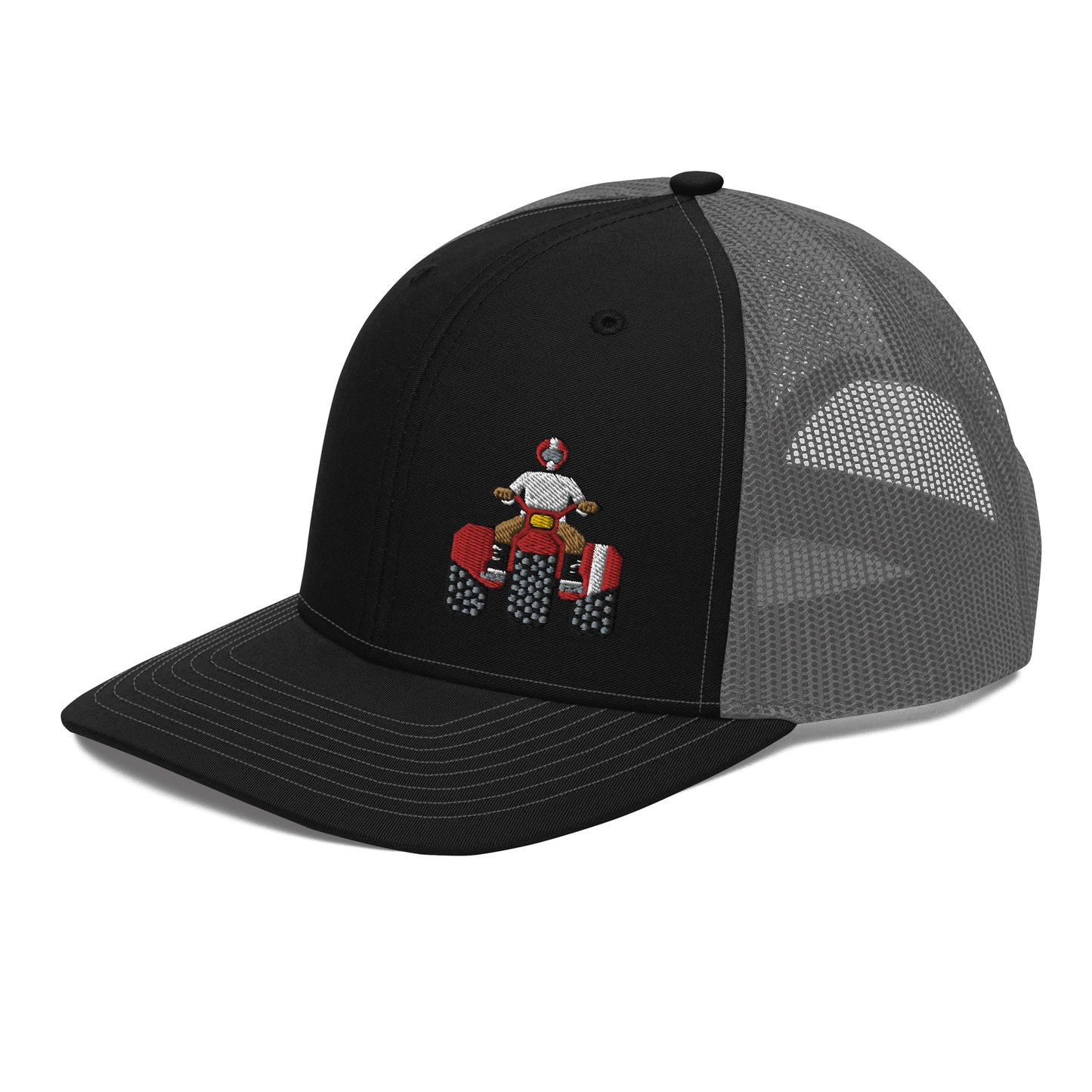 Red Retro Threewheeler Richardson 112 Trucker hat