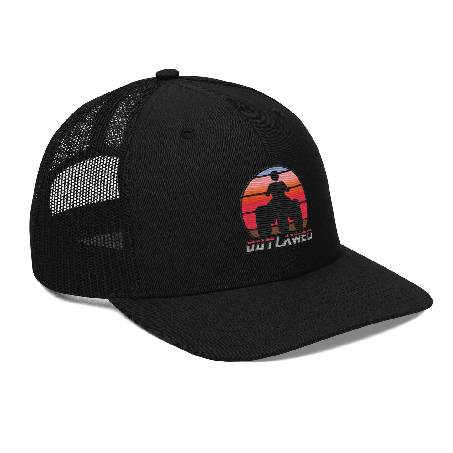 Retro Sunset Threewheeler Richardson 112 Hat