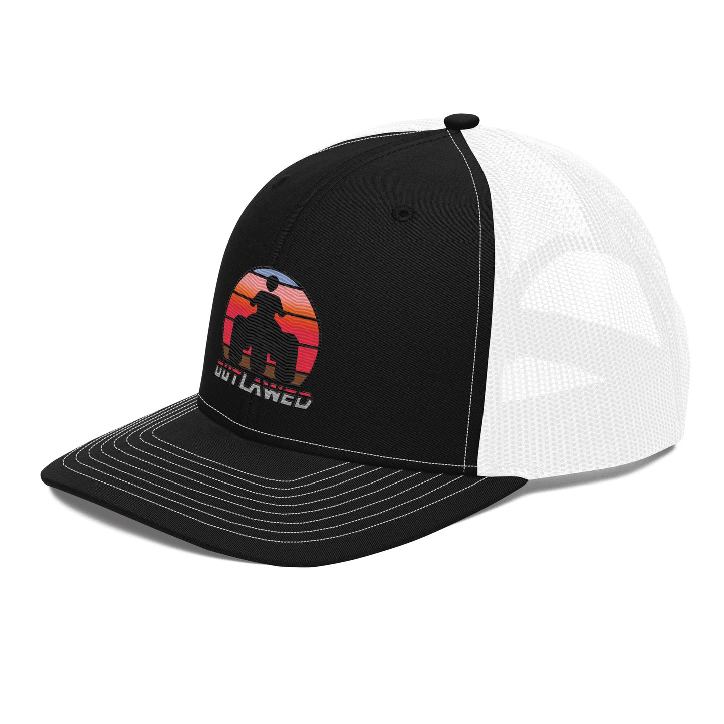 Retro Sunset Threewheeler Richardson 112 Hat