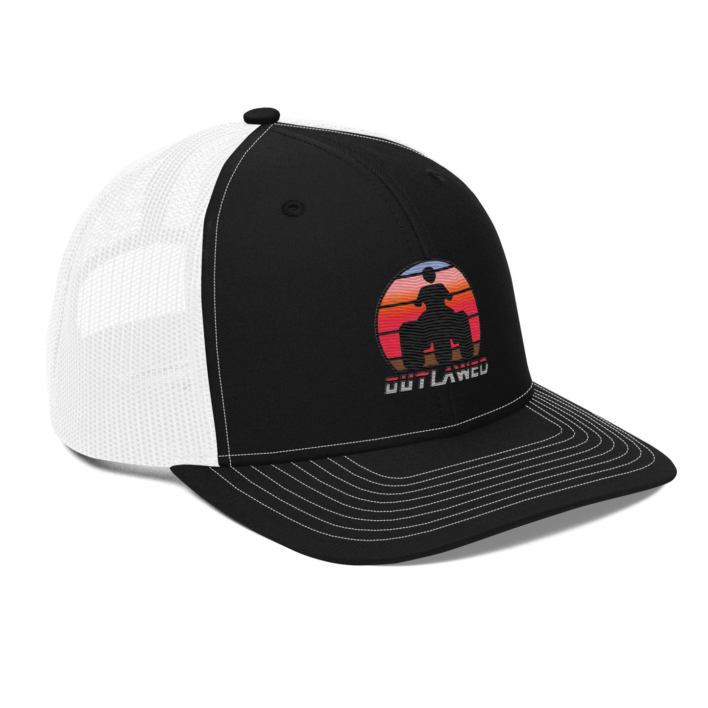 Retro Sunset Threewheeler Richardson 112 Hat