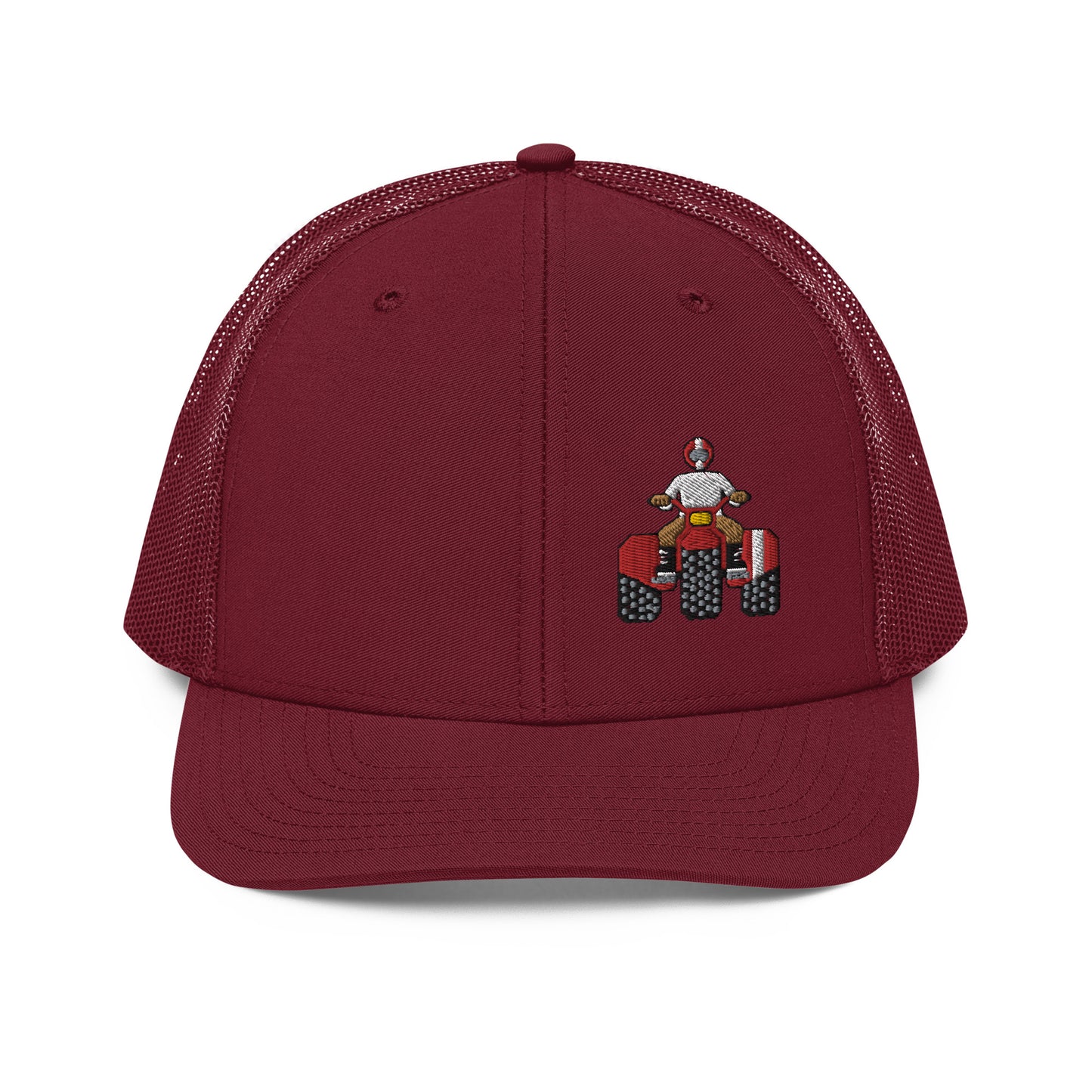 Red Retro Threewheeler Richardson 112 Trucker hat