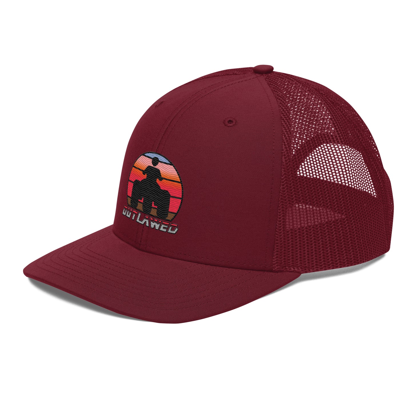 Retro Sunset Threewheeler Richardson 112 Hat