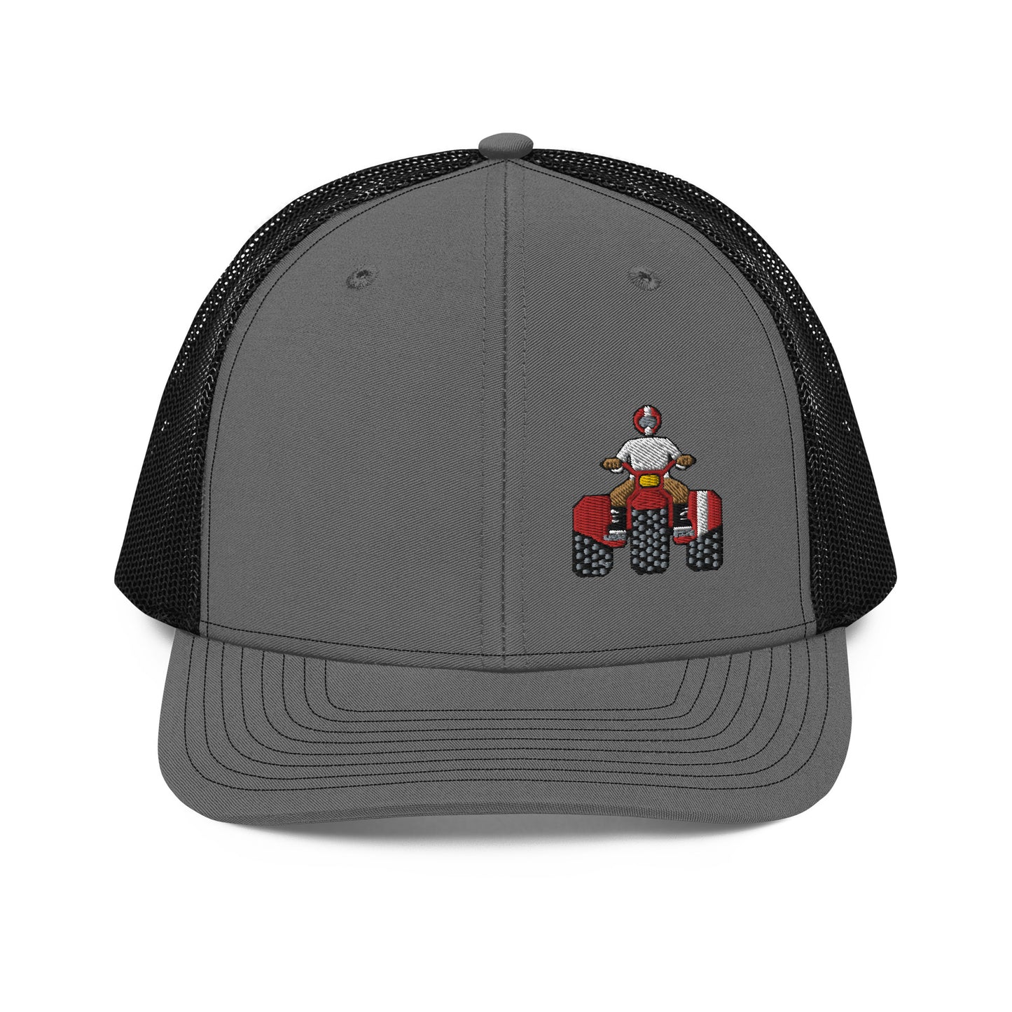 Red Retro Threewheeler Richardson 112 Trucker hat