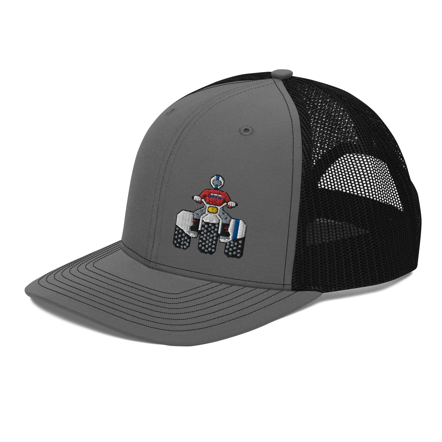 White Retro Threewheeler Richardson 112 Trucker Cap