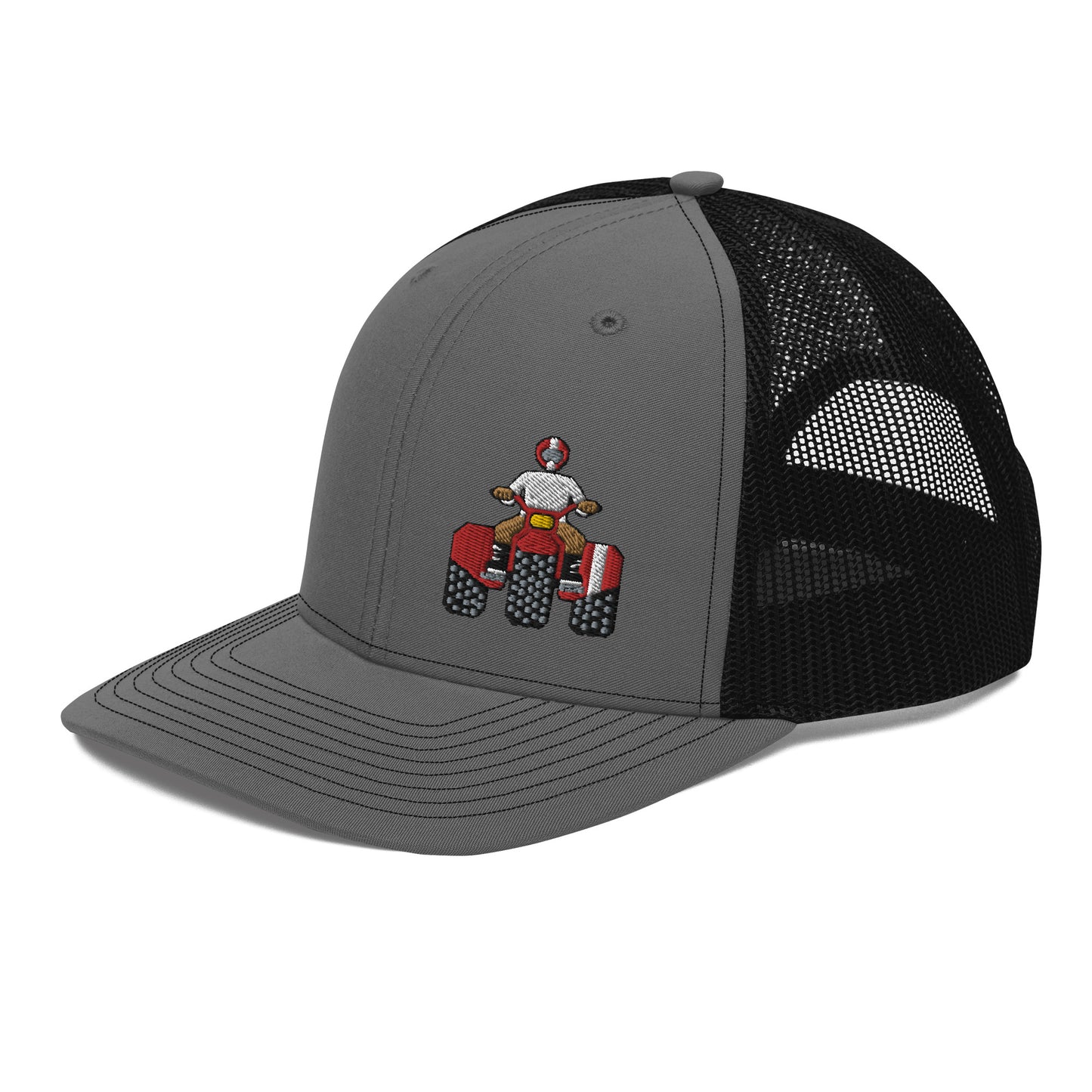 Red Retro Threewheeler Richardson 112 Trucker hat