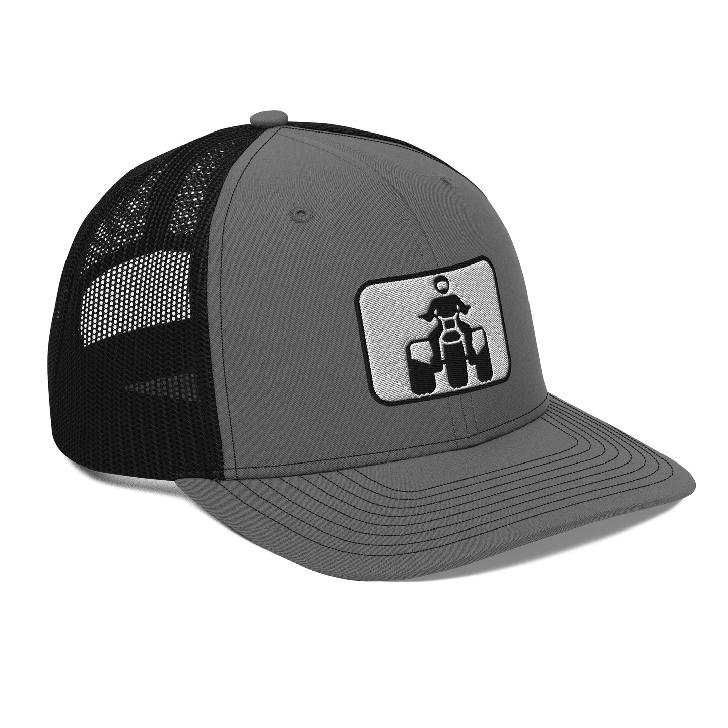 Black and White Threewheeler Richardson 112 Trucker Cap