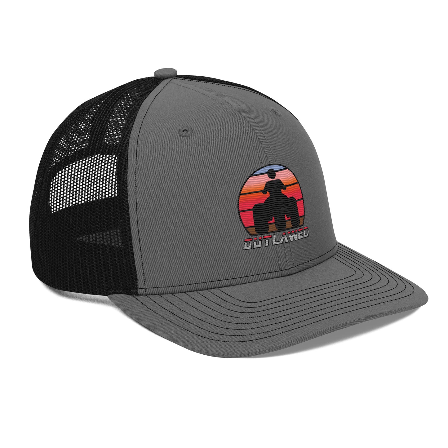 Retro Sunset Threewheeler Richardson 112 Hat