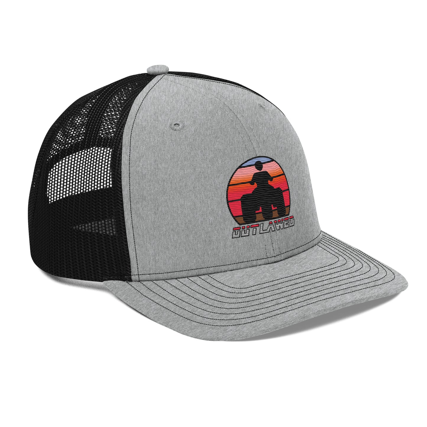 Retro Sunset Threewheeler Richardson 112 Hat