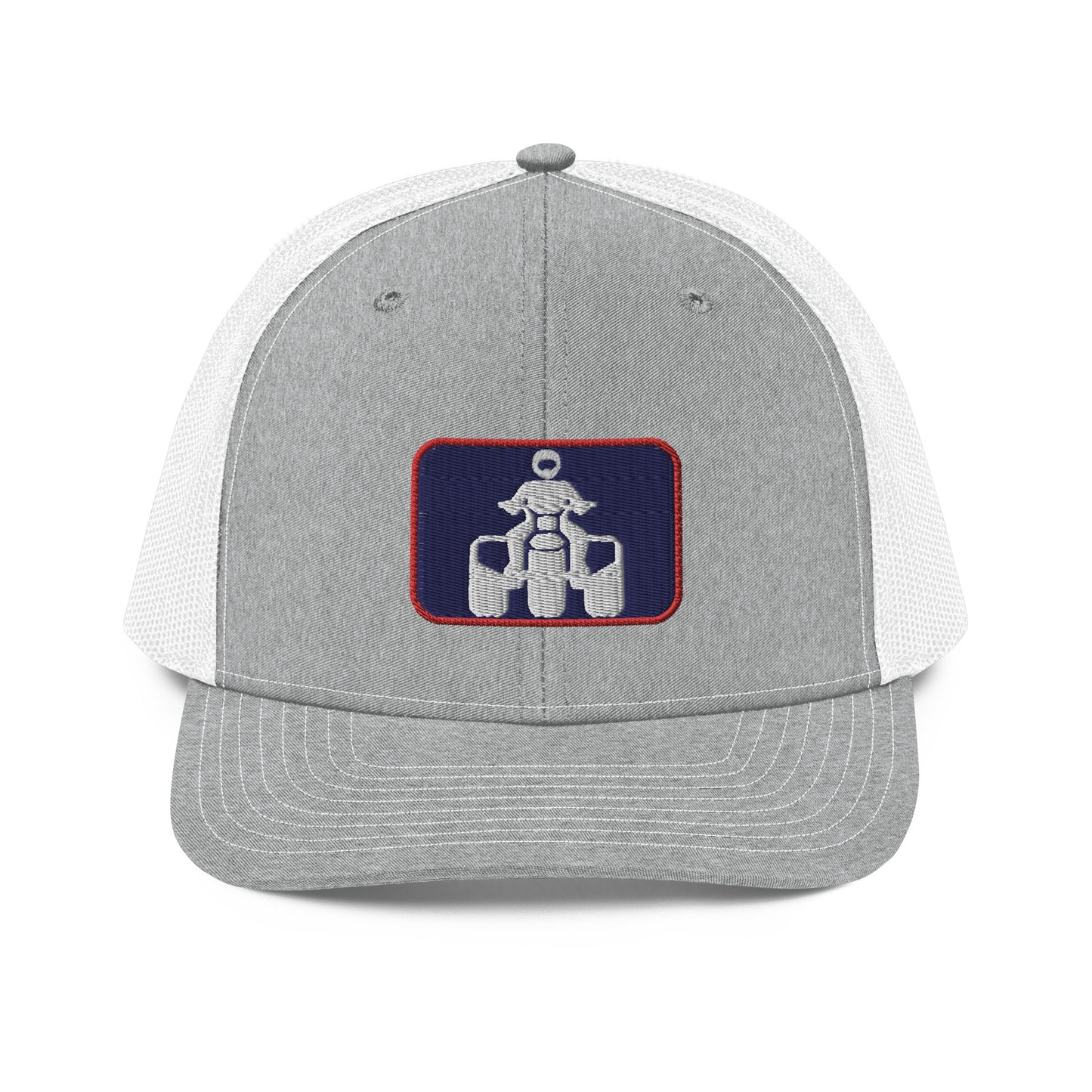 White, Navy and Red Richardson 112 Trucker Cap