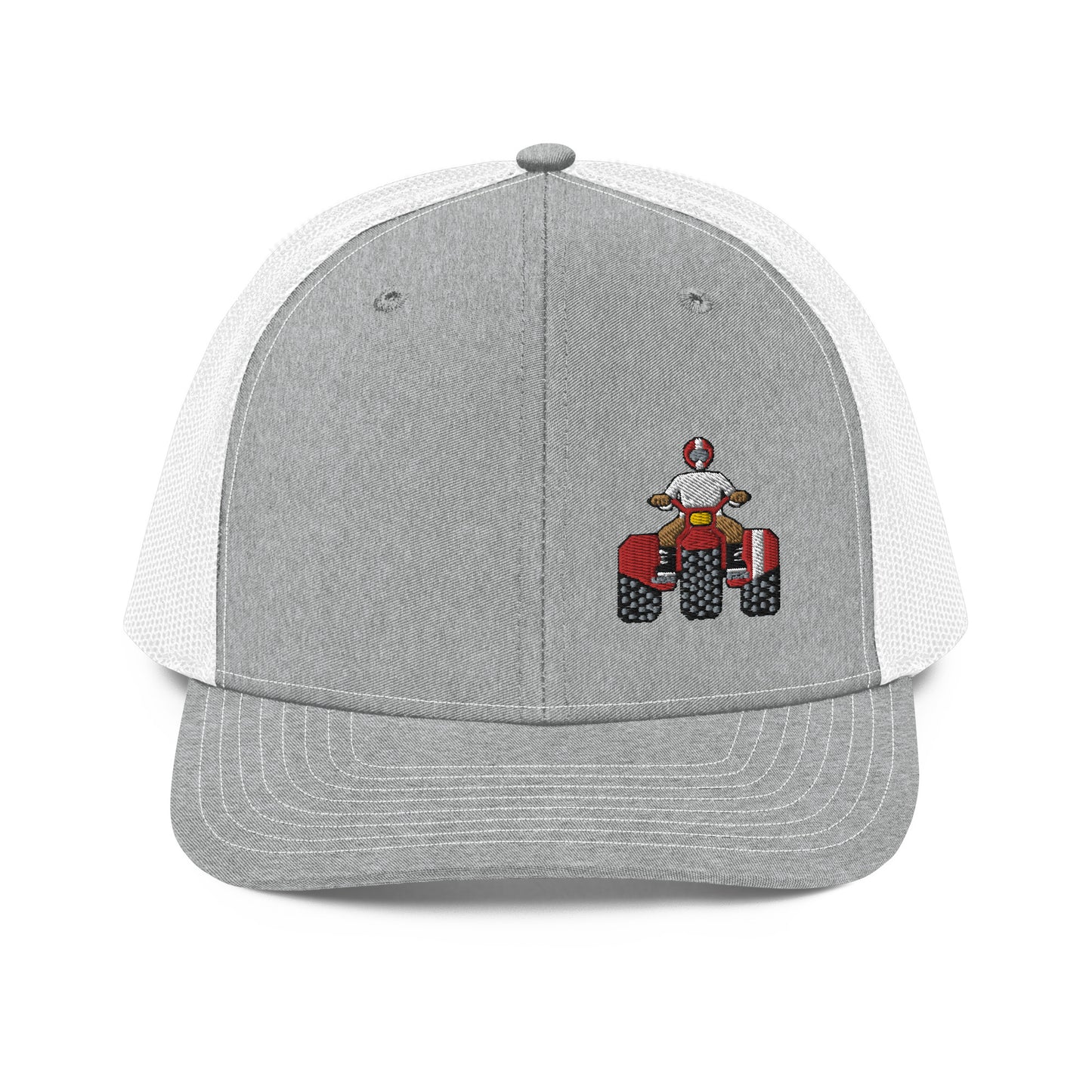 Red Retro Threewheeler Richardson 112 Trucker hat