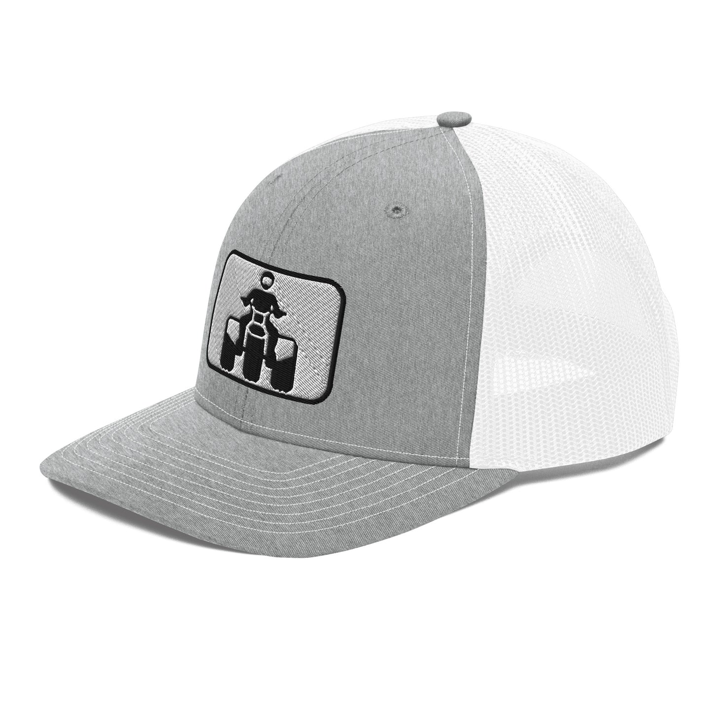 Black and White Threewheeler Richardson 112 Trucker Cap